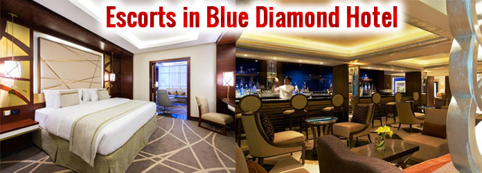 Escorts in Blue Diamond Hotel Pune – luxury room and bar view